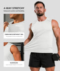 Men'S Sport Tank Tops Dry Fit Gym Workout Sleeveless T Shirts Men Tennis Basketball Athletic Shirts