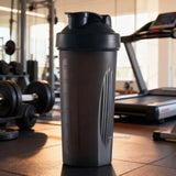 Sports Shaker Protein Bottle with Steel Ball Powder Shake Cup Water Bottle Plastic Mixing Cup Body Building Exercise Bottle