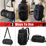 Sports Gym Duffel Bag, Gym Bag for Men and Women, Water-Proof and Tear Resistant Travel Bag, Gym Bag Sport Bag for Training Swim Yoga Black