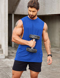 Men Workout Tank Top 2 Pack Gym Bodybuilding Sleeveless Muscle T Shirts