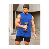 Men Workout Tank Top 2 Pack Gym Bodybuilding Sleeveless Muscle T Shirts