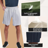 Gym Shorts Men,With Pockets and Elastic Waistband Quick Dry Activewear for Running Casual Activewear