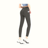 Women Yoga Pants Naked Feeling Stretchy Sports Tights Pocket High Waist Leggings Running Fitness Leggings Workout Gym Clothing