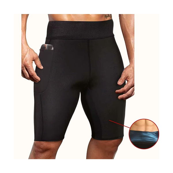 Sweat Sauna Pants Body Shaper Men Fitness Leggings Thermo Hot Weight Loss Slimming Shorts Workout Bellies Thigh Trimmer Boxer