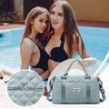 Travel Duffle Bag for Women, Sport Gym Tote Bag with Toiletry Bag, Large Carry on Overnight Bag for Women Girls Travel, Gym Bag for Labor and Delivery Bag