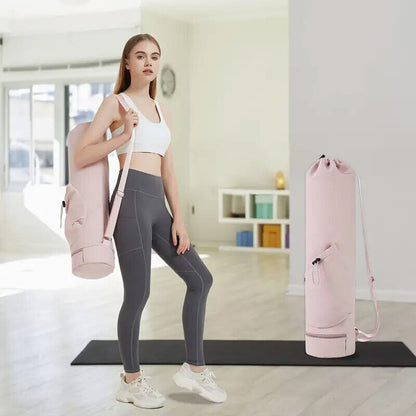Yoga Mat Carrying Bag Backpack Sports Fitness Tote Bag for Women Travel Gym Use