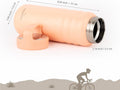 2 Lids Sports Stainless Steel Water Bottles – 709Ml / 24Oz, Wide Mouth Vacuum Insulated Reusable Leak Proof Bpa-Free Travel Metal Canteen, Thermal Bottles for Men Women Gym (Rose Salt)
