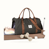 Gym Bag Womens Mens with Shoes Compartment and Wet Pocket Travel Duffel Bag for Women for Plane Sport Gym Tote Bags Swimming Yoga Waterproof Weekend Overnight Carry on Bag Hospital Holdalls