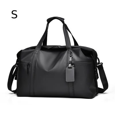 Men'S Gym Bag - Black Adjustable Shoulder Strap Duffel Bag for Gym, Travel and Sports Lovers, Fitness Gear Bag