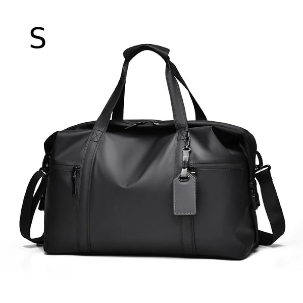 Men'S Gym Bag - Black Adjustable Shoulder Strap Duffel Bag for Gym, Travel and Sports Lovers, Fitness Gear Bag