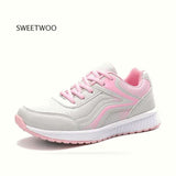 Fashion Women Sneakers Winter Breathable PU Leather Sport Shoes Womens Trainers Running Shoes Women'S Casual Gym Shoes