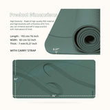 Yoga Mat High Density Exercise Mat, 76