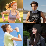5-Pack Quick-Dry Gym Towel, Super Absorbent Microfiber Sports Towel for Fitness, Beach, Travel - Multipurpose Cooling Towel as Neck Wrap, Headband