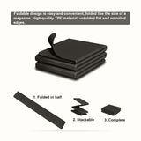 Yoga Mat Non Slip, 6Mm Folding Yoga Mat with Carrying Bag, Lightweight Travel TPE Exercise Pilates Mat for Yoga, Pilates, Home Workouts, and Floor Exercises