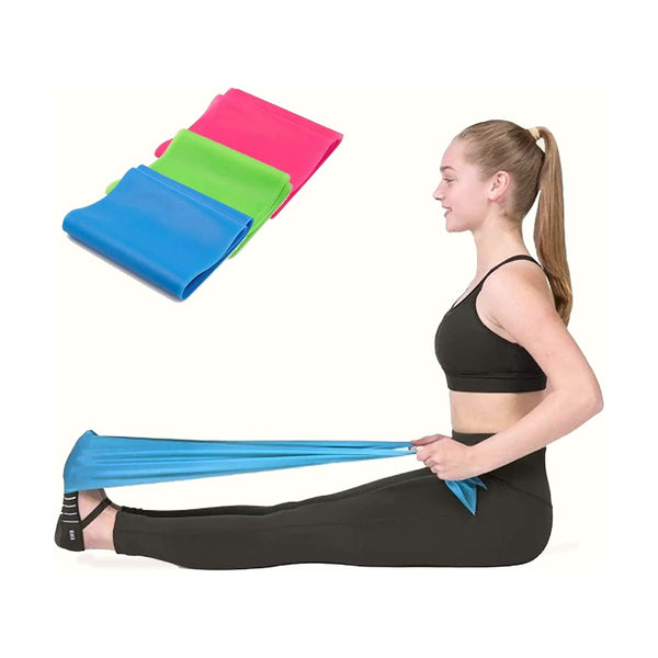 Resistance Bands Physical Therapy Exercise Bands Set of 3 Workout Bands by
