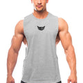 Bodybuilding Tank Tops Men Sports Sleeveless Shirt Muscle Guys Vest Fitness Drop Armhole Solid Tops Tees Cotton Gym Singlets