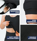 U Tank Sports Bra for Women – Scoop Neck Workout Top with Built-In Cups – Ideal for Yoga, Gym & All-Day Comfort Wear