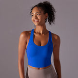 Nylon Sexy Women'S Sports Bra Top Women Tight Elastic Gym Sport Yoga Bras Crop Top Yoga Clothes Stretch Women Sports Underwear