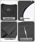 Men'S Sport Tank Tops Dry Fit Gym Workout Sleeveless T Shirts Men Tennis Basketball Athletic Shirts