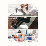Yoga Mat with Strap, 1/3 Inch Extra Thick Yoga Mat Double-Sided Non Slip, Professional TPE Yoga Mats for Women Men, Workout Mat for Yoga, Pilates and Floor Exercises