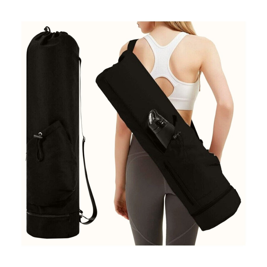 Yoga Mat Carrying Bag Backpack Sports Fitness Tote Bag for Women Travel Gym Use