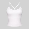 Women'S Yoga Back Crop Top with Built-In Sports Bra, Cami Top for Running, Workouts, Activewear for Women