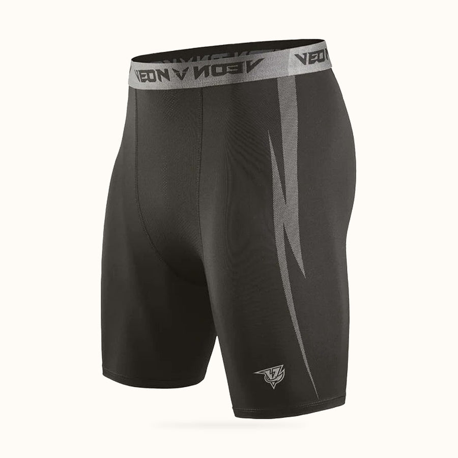 Black Compression Shorts Men Spandex Sport Shorts Athletic Workout Running Performance Baselayer Underwear