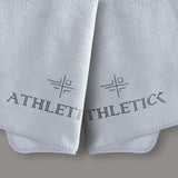2 Pack Microfibre Towel Set for Gym, Yoga, Sports,Camping & Travel-400Gsm Quick Dry, Soft Hand Towels-Lightweight for Beach,Bath,Hiking,Hair & Kitchen-Super Absorbent with Bag (White)