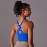 Nylon Sexy Women'S Sports Bra Top Women Tight Elastic Gym Sport Yoga Bras Crop Top Yoga Clothes Stretch Women Sports Underwear