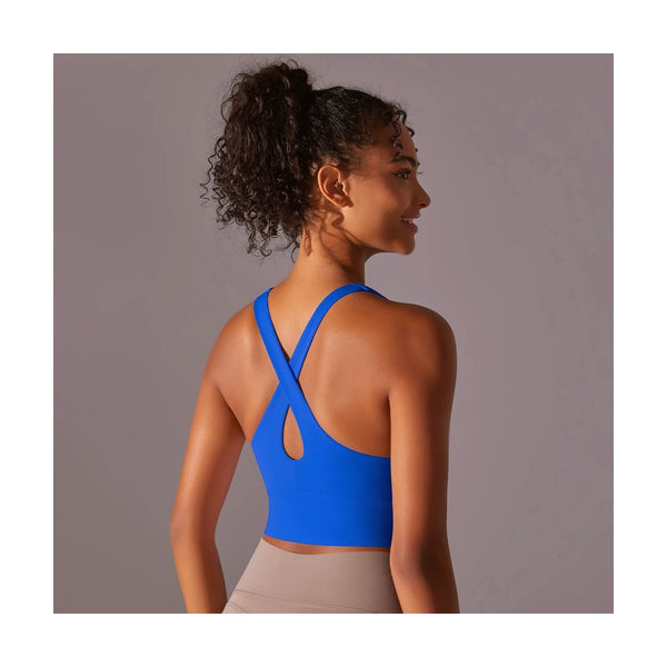 Nylon Sexy Women'S Sports Bra Top Women Tight Elastic Gym Sport Yoga Bras Crop Top Yoga Clothes Stretch Women Sports Underwear