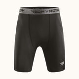 Black Compression Shorts Men Spandex Sport Shorts Athletic Workout Running Performance Baselayer Underwear