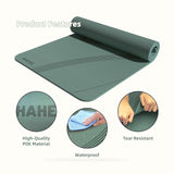 Yoga Mat High Density Exercise Mat, 76
