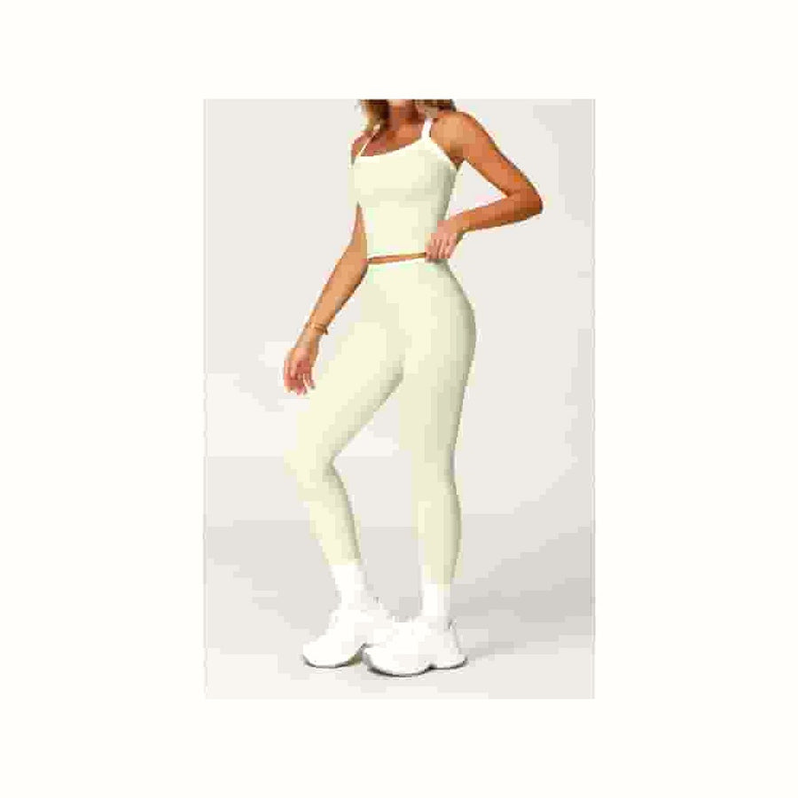 Women's 2-Piece Cross Back Workout Set