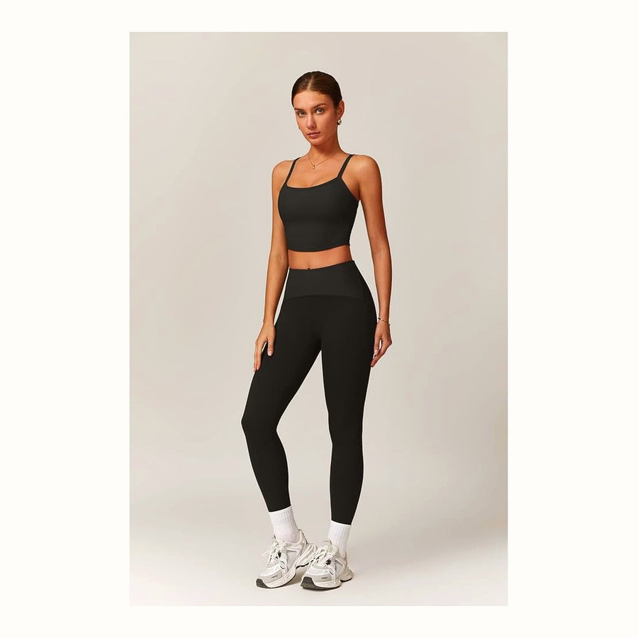 Women's 2-Piece Cross Back Workout Set